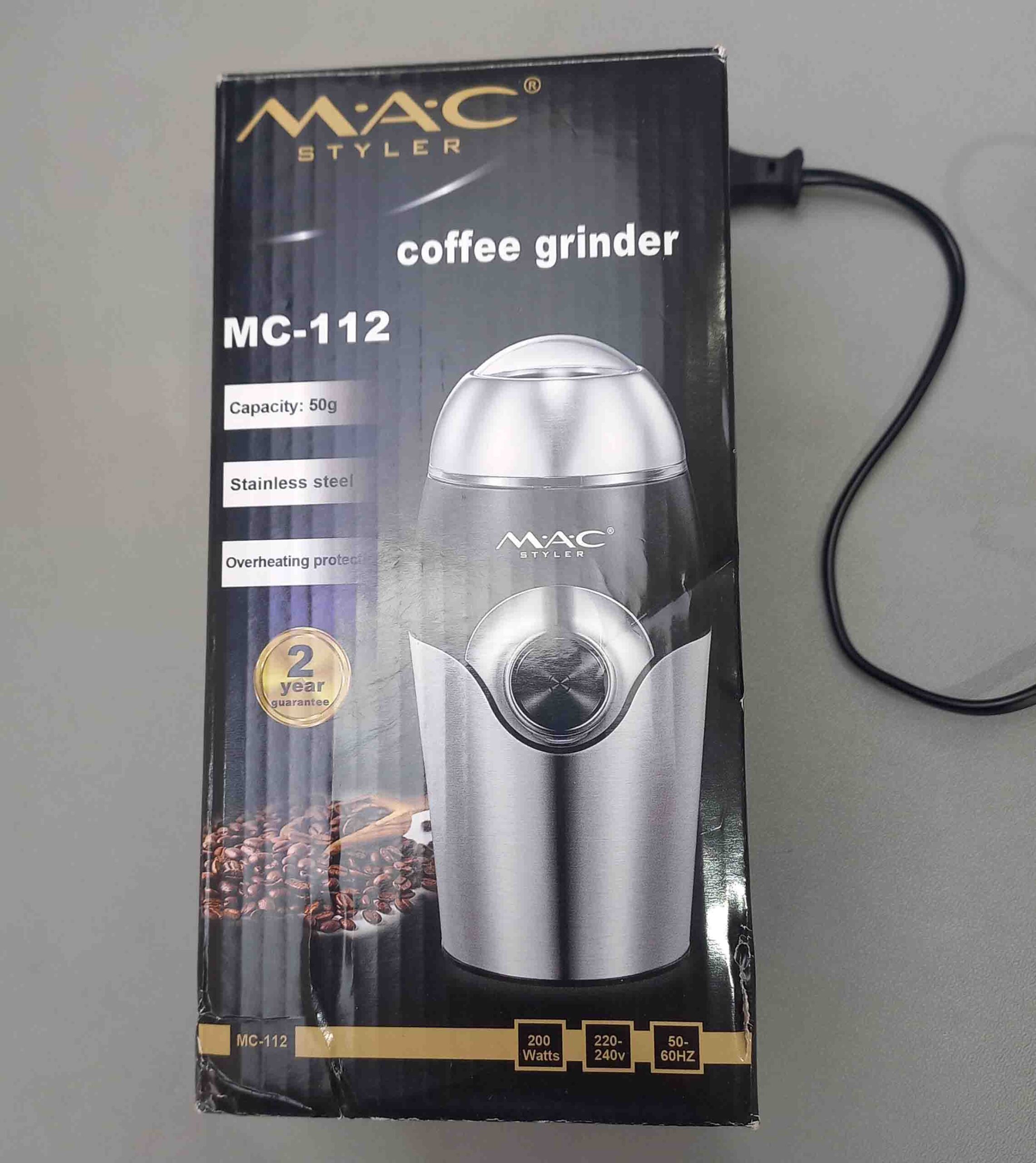 آسیاب قهوه مک استایلر MAC STYLER مدل MC-112