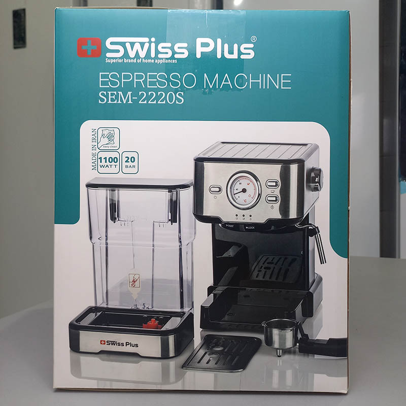 اسپرسوساز سوئیس پلاس SWISS PLUS مدل SEM-2220S