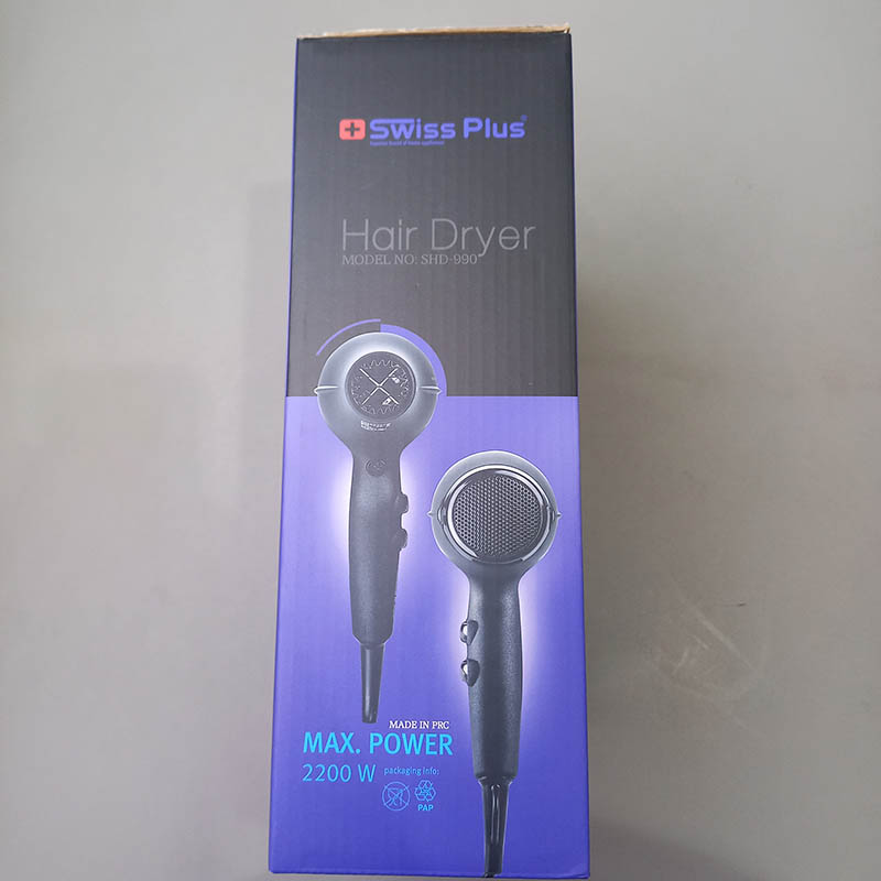 سشوار حرفه ای سوئیس پلاس SWISS PLUS مدل SHD-990