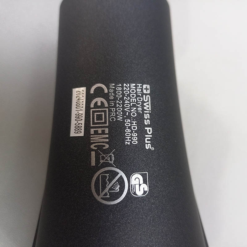 سشوار حرفه ای سوئیس پلاس SWISS PLUS مدل SHD-990